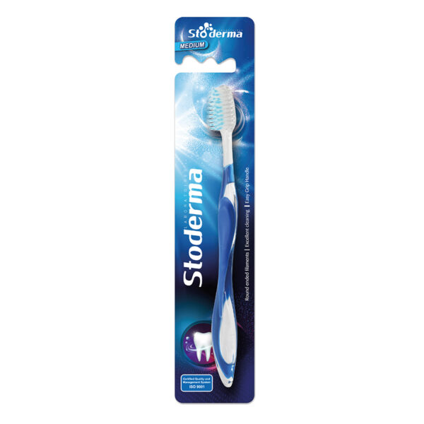 BROSSSE A DENTS ADULTE H MEDIUM BLEU